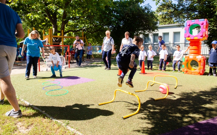 Ovi-Foci pályaátadó az Eszterláncban - fotó: Ónodi Zoltán