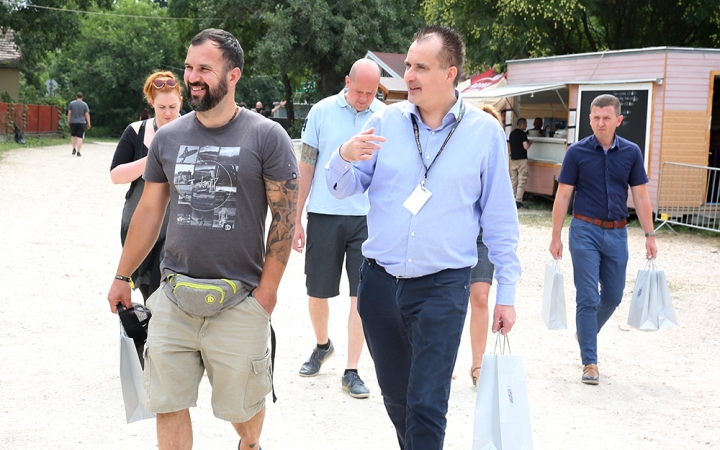 Rockmaraton 2018 - Polgármesteri helyszínbejárás - fotó: Sándor Judit