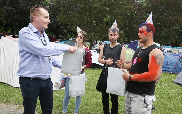 Rockmaraton 2018 - Polgármesteri helyszínbejárás - fotó: Sándor Judit