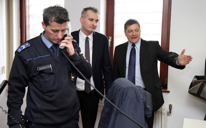Polgármesteri látogatás a rendőrségen - fotó: Sándor Judit