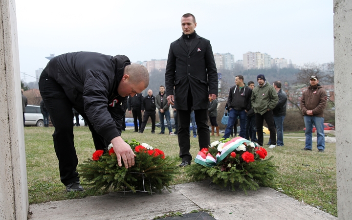 A Jobbik megemlékezése - fotó: Sándor Judit