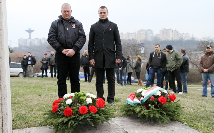 A Jobbik megemlékezése - fotó: Sándor Judit