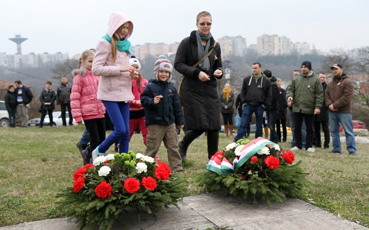 A Jobbik megemlékezése - fotó: Sándor Judit