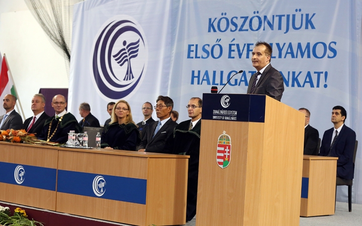 Tanévnyitó az egyetemen (2018) - fotó: Sándor Judit