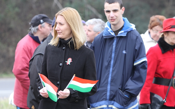 Megemlékezés Dunaújvárosban - fotó: Sándor Judit