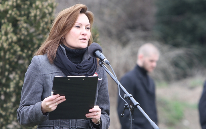 Megemlékezés Dunaújvárosban - fotó: Sándor Judit