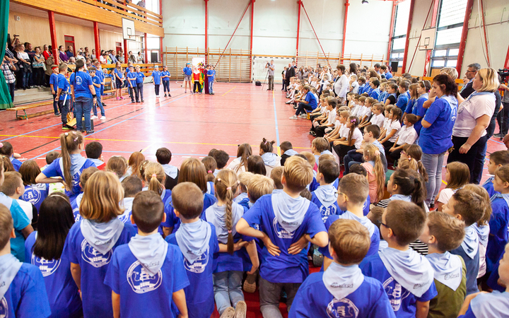 Elsősavató a Dózsában - fotó: Ónodi Zoltán