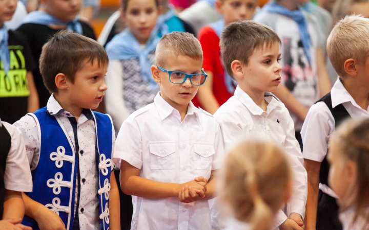 Elsősavató a Dózsában - fotó: Ónodi Zoltán