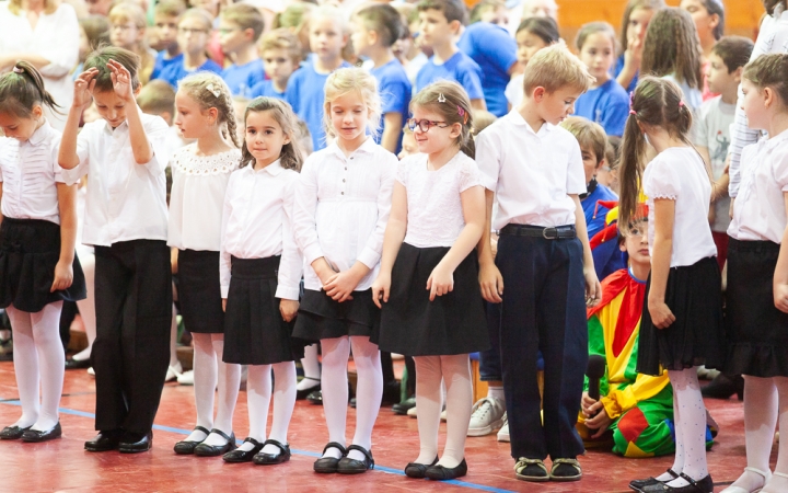 Elsősavató a Dózsában - fotó: Ónodi Zoltán