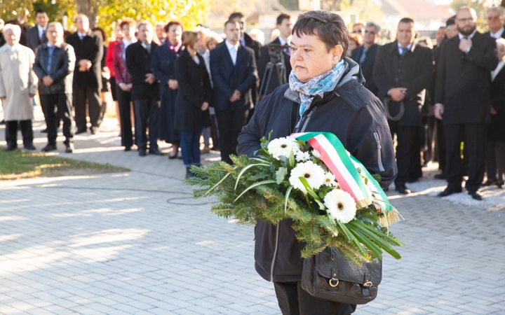 Ünnepi megemlékezés a kopjafánál (2018) - fotó: Ónodi Zoltán