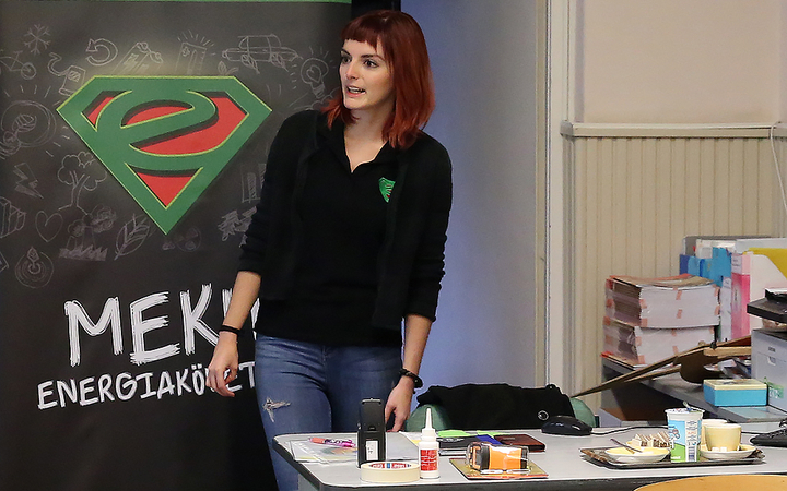 Az energiakövet tanórája - fotó: Sándor Judit