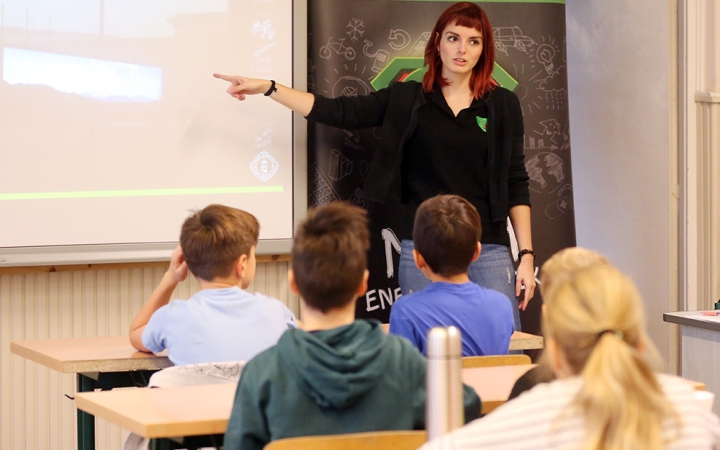Az energiakövet tanórája - fotó: Sándor Judit