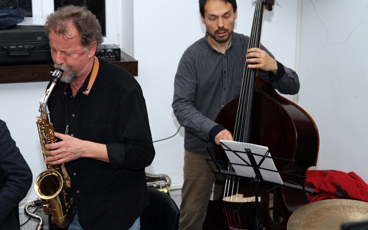 Borbély-Dresch Quartet a Művészben - fotó: Sándor Judit
