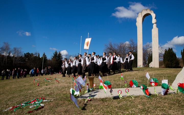 Megemlékezés a nemzeti ünnepen (2019) - fotó: Ónodi Zoltán