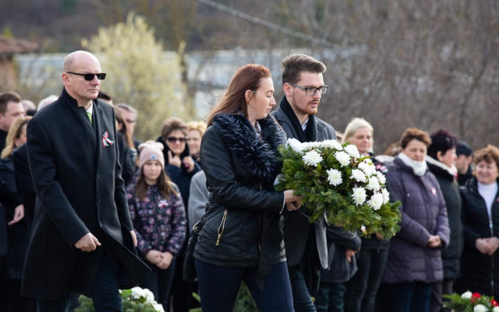 Megemlékezés a nemzeti ünnepen (2019) - fotó: Ónodi Zoltán