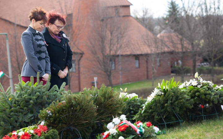 Megemlékezés a nemzeti ünnepen (2019) - fotó: Ónodi Zoltán