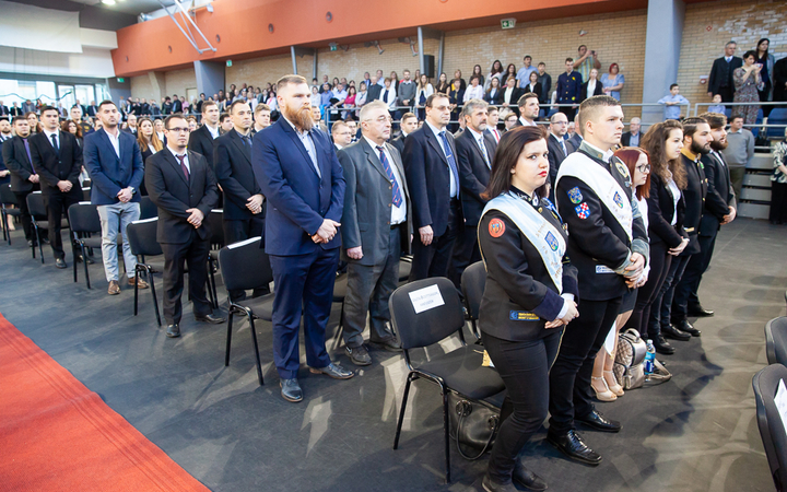 Diplomaátadó az egyetemen (2019. március) - fotó: Ónodi Zoltán