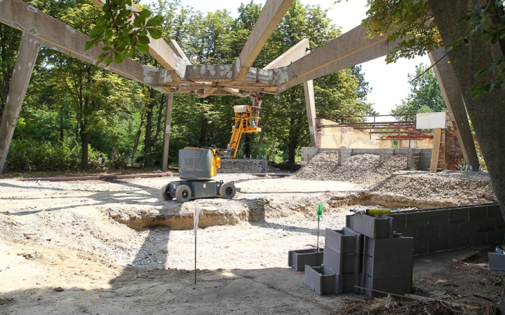 Fejlesztések az egykori Vidámparkban - fotó: Ónodi Zoltán