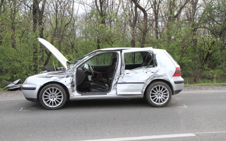 Karambol a 6-os úton - fotó: Ónodi Zoltán