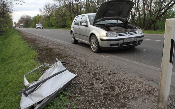 Karambol a 6-os úton - fotó: Ónodi Zoltán