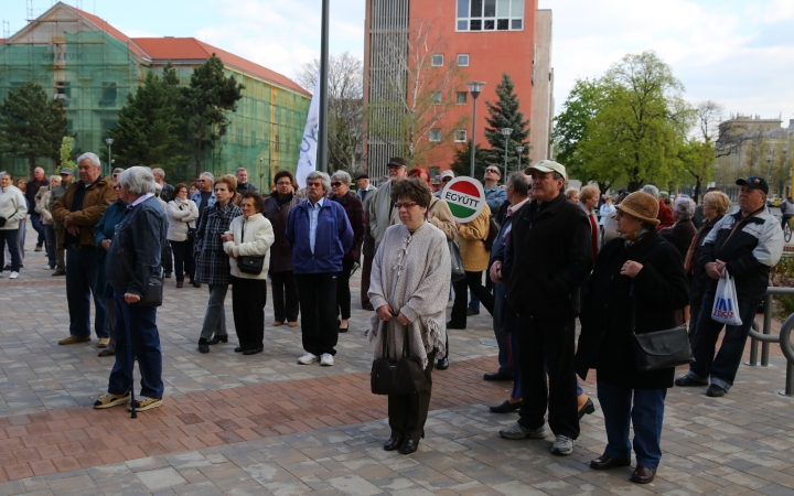 Korrupció ellen tüntettek-04.19. - fotó: Ónodi Zoltán