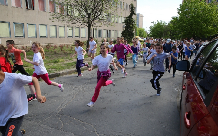 Petőfi iskolások futóversenye - fotó: Ónodi Zoltán