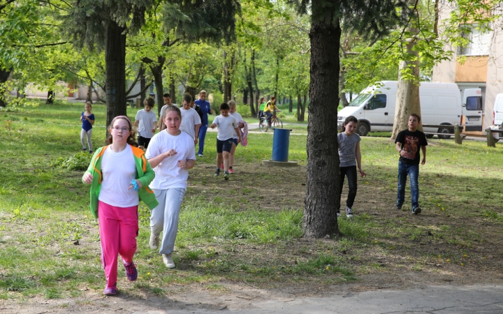 Petőfi iskolások futóversenye - fotó: Ónodi Zoltán