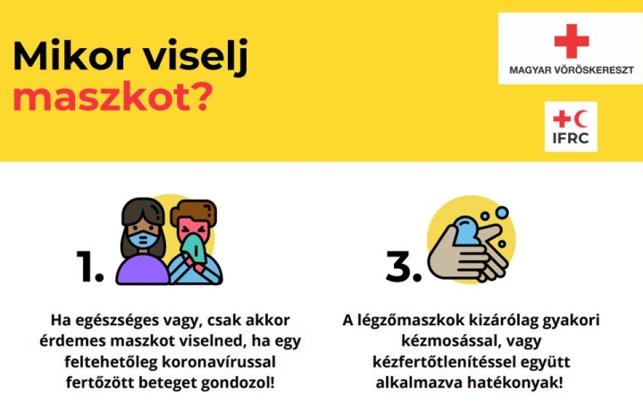 Magyar Vöröskereszt: így csökkentsd a járvány terjedésének esélyét! - fotó: 