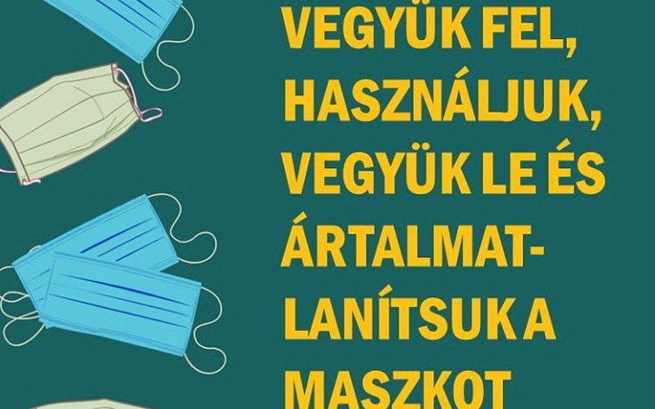 A helyes maszkviselet szabályai - fotó: 