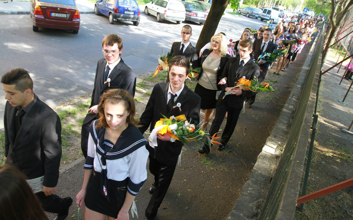 Ballagás: Kereskedelmi iskola - fotó: Ónodi Zoltán