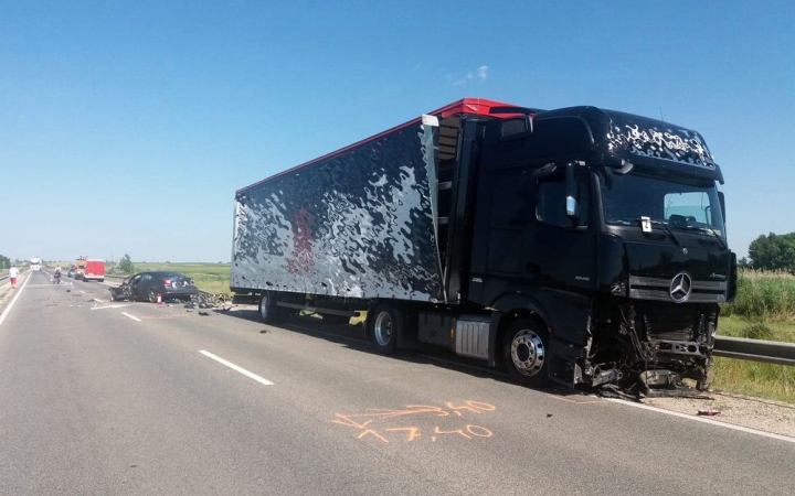 Halálos baleset a 62-es úton - fotó: 