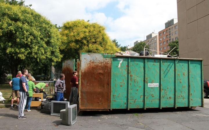 Gyűjtőakció a Rómain: mindent bele! - fotó: 