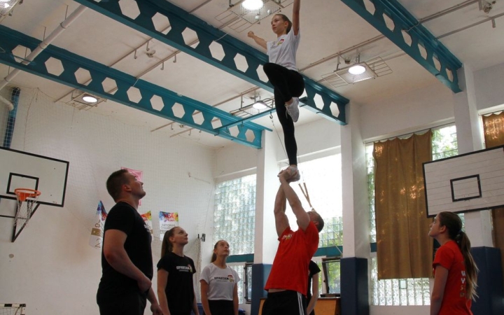 Edzésben a "spártaiak" - fotó: 