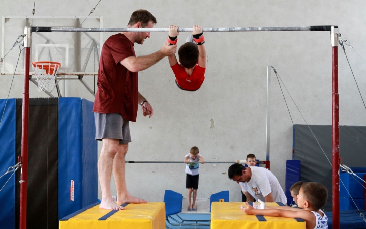 A Bánkiban edzenek a tornászok! - fotó: 