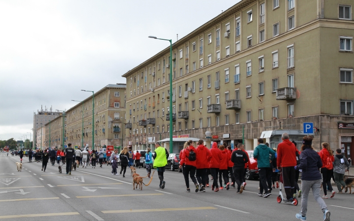 "Fuss velünk, fuss értünk!" - jótét akció a belvárosban - fotó: 