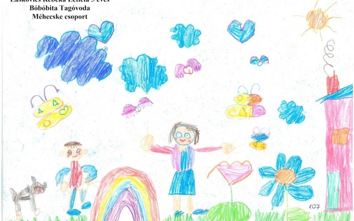 Díjazott képek az Arany János iskola rajzpályázatának anygából - fotó: 