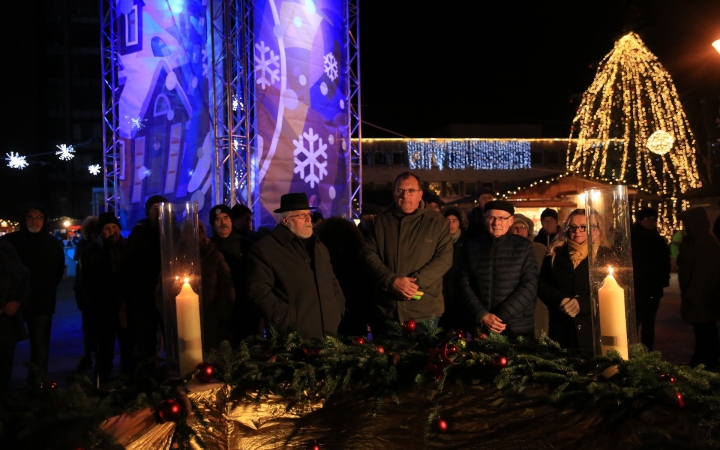 Ünnepi gyertyagyújtás advent harmadik vasárnapján - fotó: 