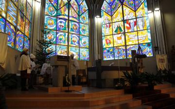 Karácsonyi pásztorjáték a római katolikus főtemplomban - fotó: 
