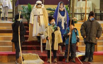 Karácsonyi pásztorjáték a római katolikus főtemplomban - fotó: 