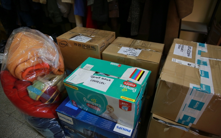 Gyűjtőakciók a háború kárvallottjainak - fotó: 