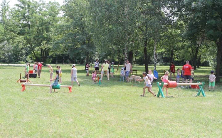 Dózsa iskolások a Szalki szigeten - fotó: Ónodi Zoltán