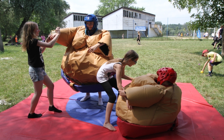 Dózsa iskolások a Szalki szigeten - fotó: Ónodi Zoltán