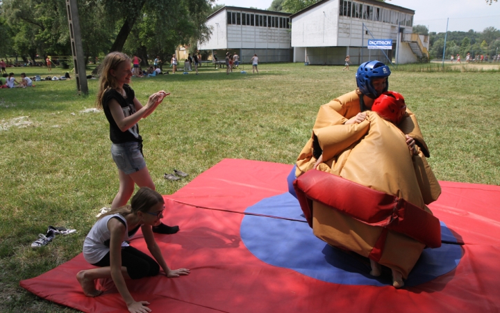 Dózsa iskolások a Szalki szigeten - fotó: Ónodi Zoltán