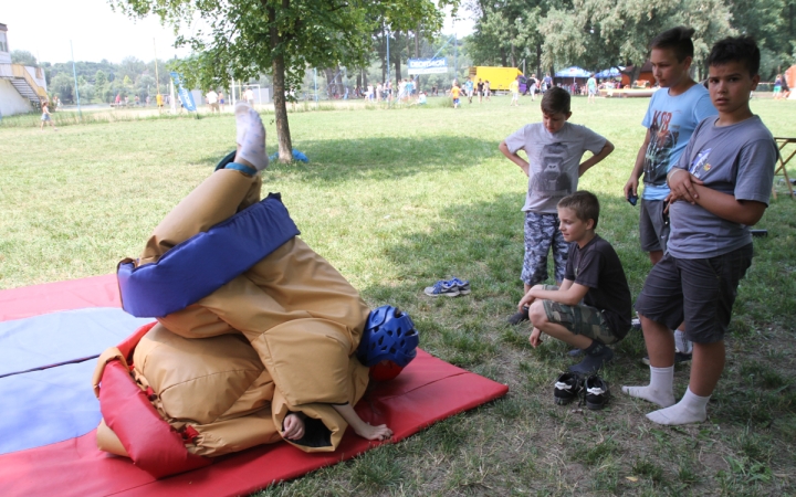 Dózsa iskolások a Szalki szigeten - fotó: Ónodi Zoltán