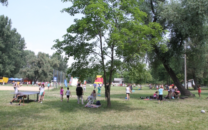 Dózsa iskolások a Szalki szigeten - fotó: Ónodi Zoltán