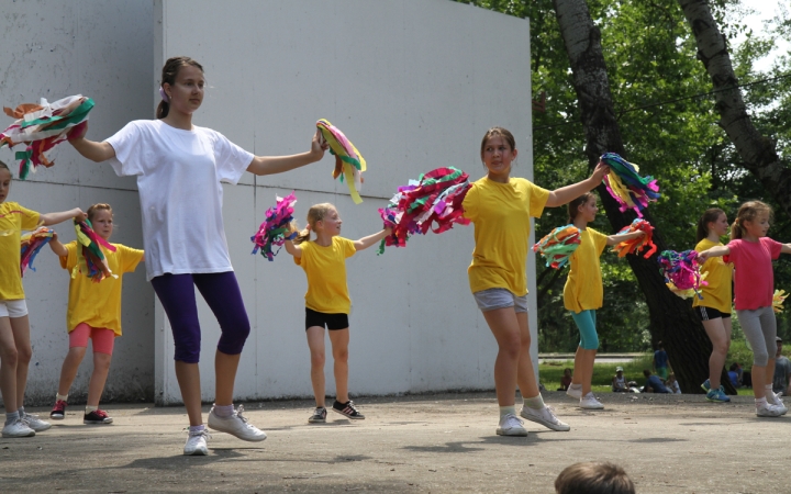 Dózsa iskolások a Szalki szigeten - fotó: Ónodi Zoltán