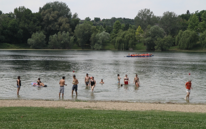 Dózsa iskolások a Szalki szigeten - fotó: Ónodi Zoltán
