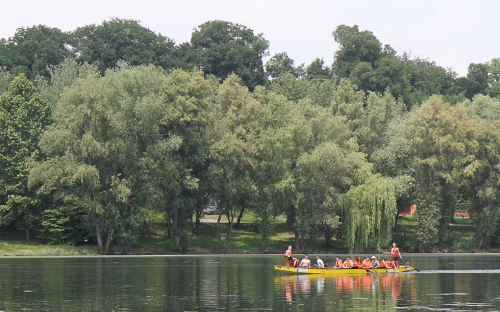 Dózsa iskolások a Szalki szigeten - fotó: Ónodi Zoltán