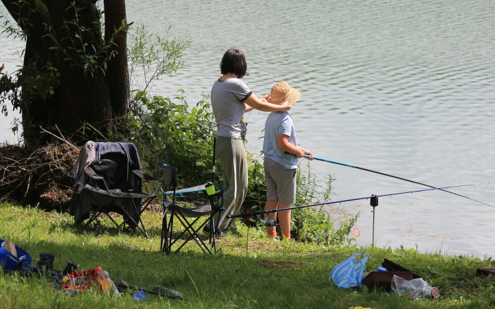 Gyerekek horgászversenye a Szalki-szigeten  - fotó: 