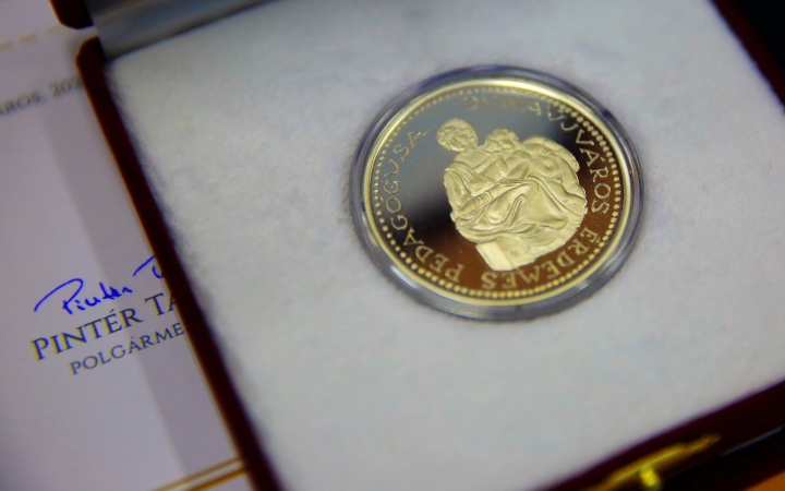 Pedagógusdíj-átadó a Városházán (2022) - fotó: 